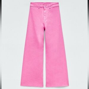 Zara Marine Straight Jeans in Pink